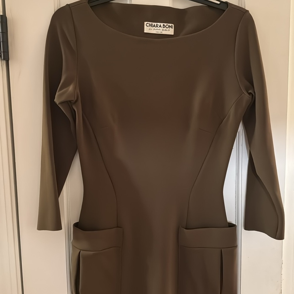 Chiara Boni Dress (Military Green) - Picture 3 of 3